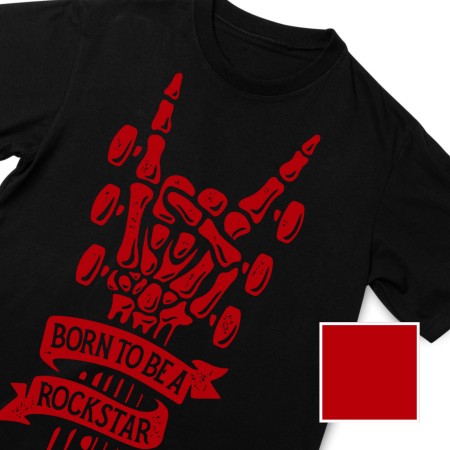 Plastisol rojo