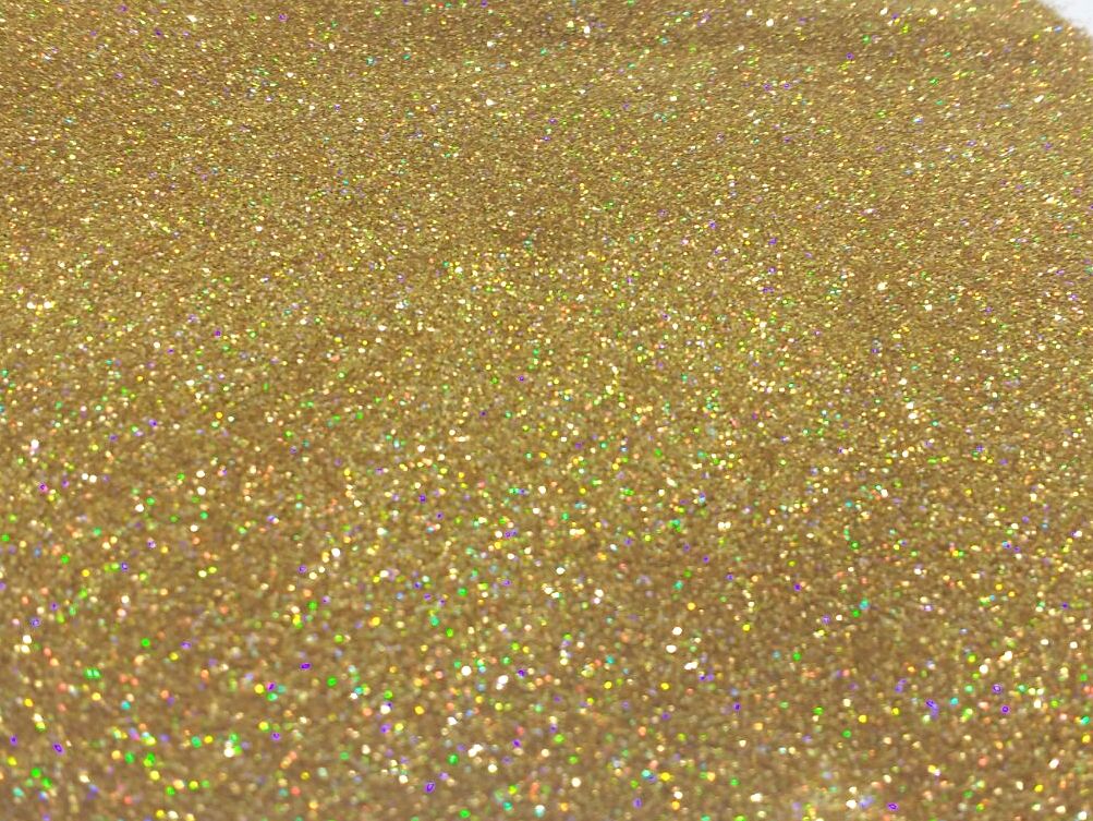 Glitter Laser Gold